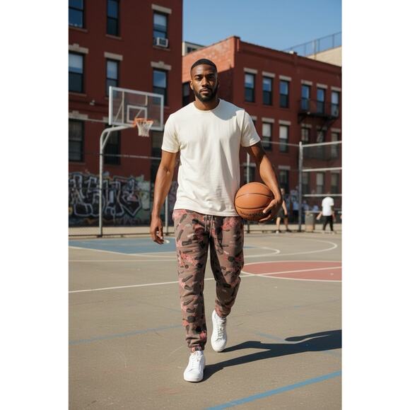 Jordan Pants - Jordan Artist Series by Parker Duncan Brown 3XL Joggers Basketball Urban Street